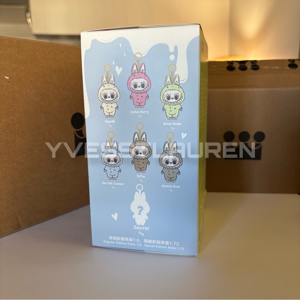 NIB 🤎 TOFFEE 🤎 Exciting Macaron Pendant Series Labubu v.1 - Picture 3 of 8